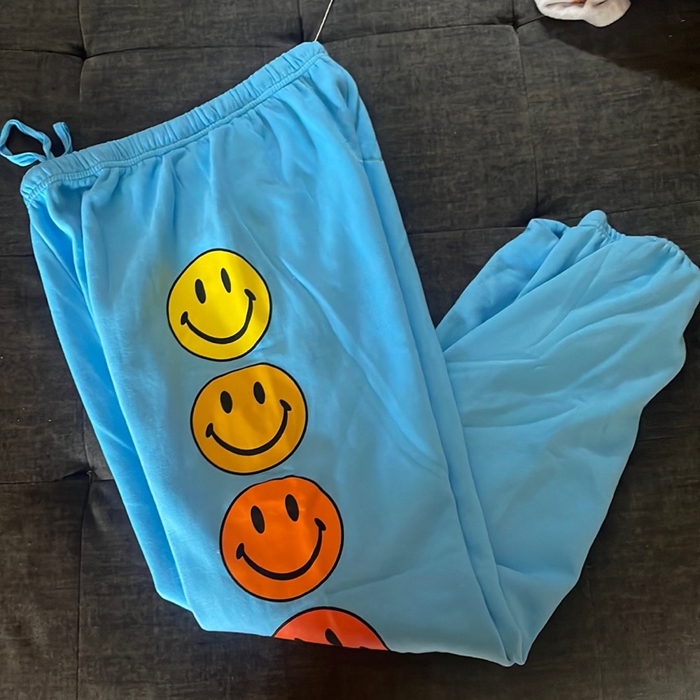Aviator Nation Smiley Sunset Women’s Sweatpants CL NWT
